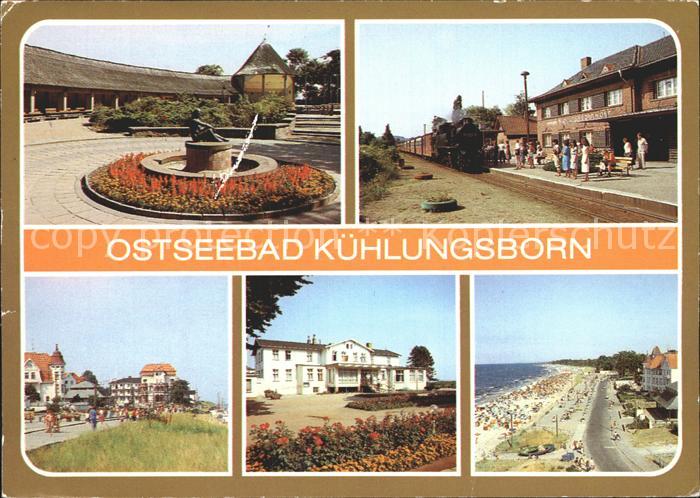 Kuehlungsborn Ostseebad Konzertgarten Bahnhof Technisches Denkmal