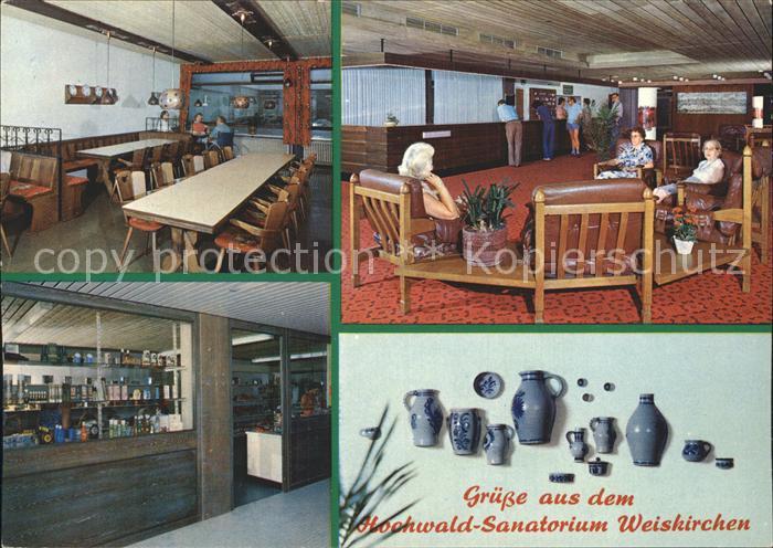 Weiskirchen Saar Hochwald-Sanatorium Baerenfels-Sanatorium Kiosk