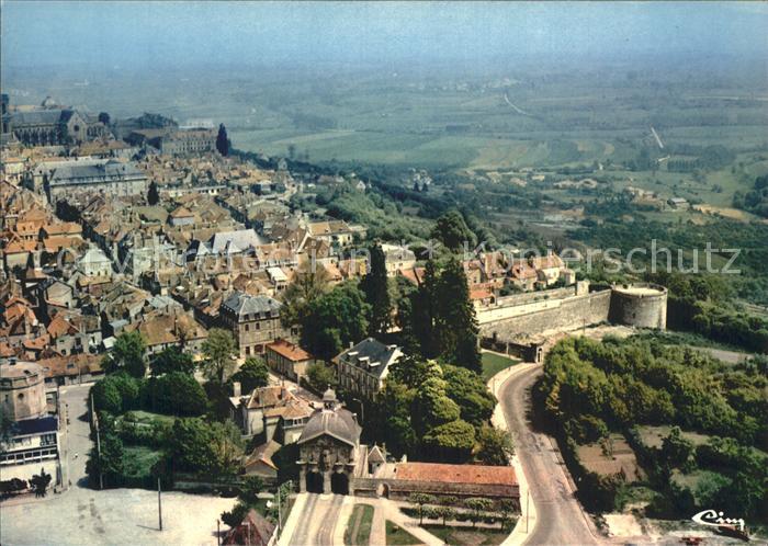 Langres Fliegeraufnahme Quartier porte des Moul