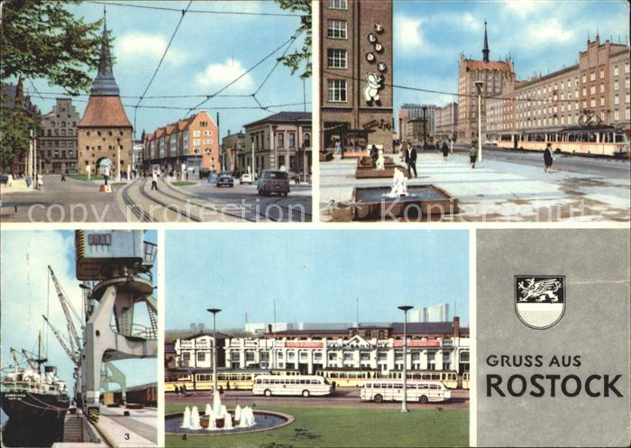 ROSTOCK  CITY Steintor Lange Strasse ueberseehafen Bahnhof