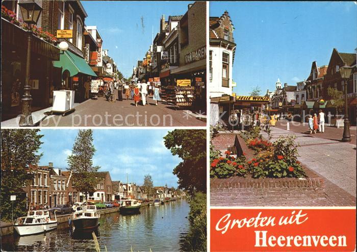 Heerenveen Motorboot Strassenansicht