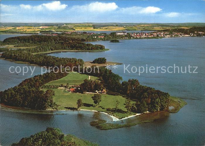 Ploen See Fliegeraufnahme Prinzeninsel
