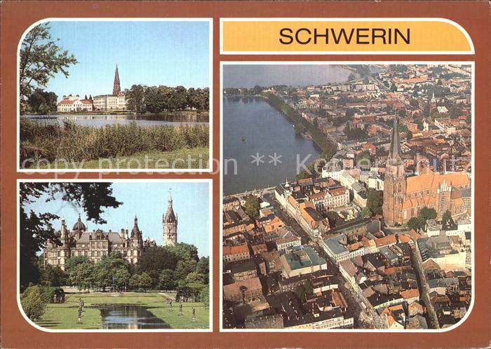 Schwerin Mecklenburg Burgsee Schloss