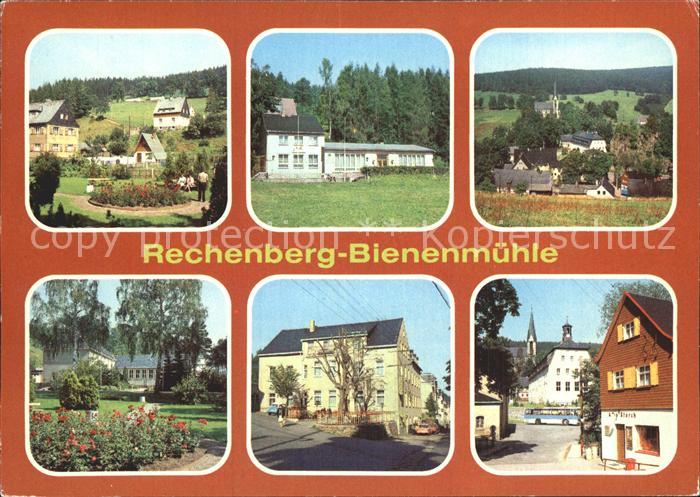 Rechenberg-Bienenmuehle Osterzgebirge Parkanlage Cafe am Waldbad Ferienheim zur