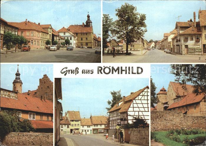 Roemhild Karl-Marx-Platz Heurich-Strasse Schloss Gluecksburg