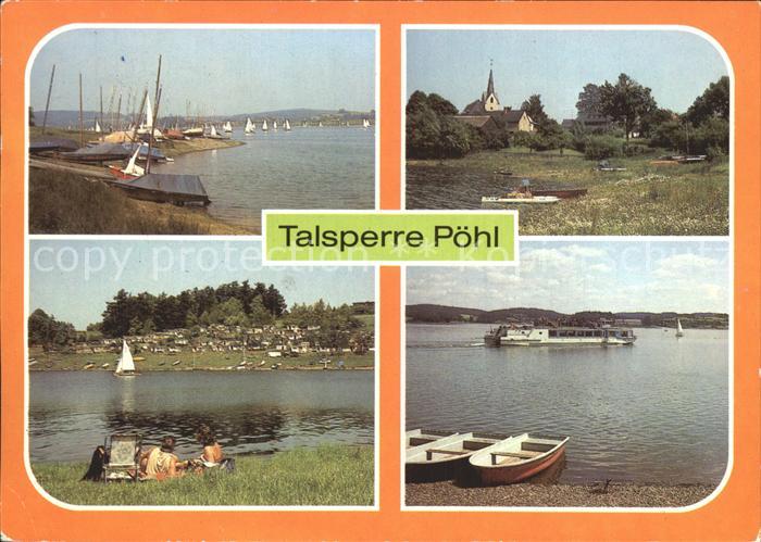 Poehl Vogtland Talsperre Segelboot