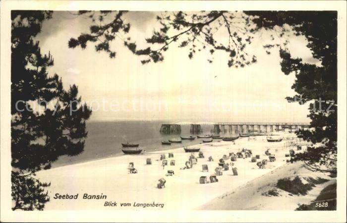 Bansin Ostseebad Strandpartie Seebruecke