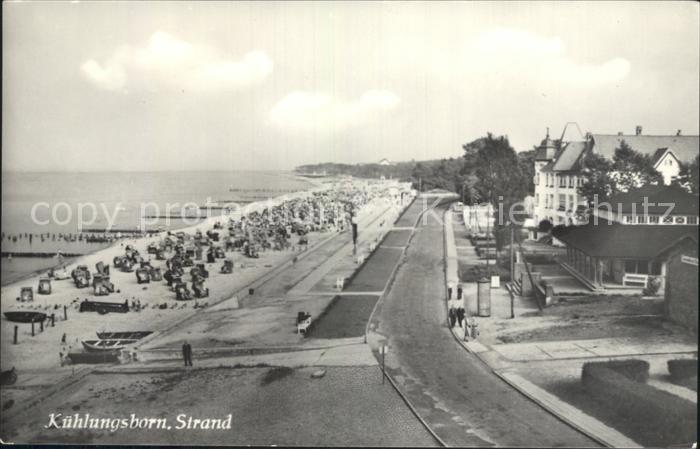 Kuehlungsborn Ostseebad Strand Promenade
