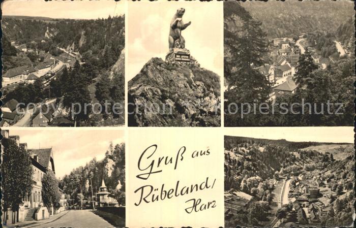 Ruebeland Harz Orts und Teilansichten Monument