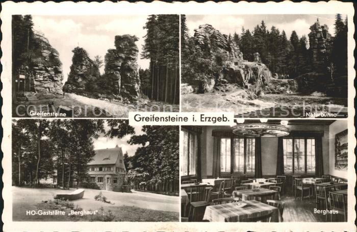 Greifensteine Erzgebirge Naturbuehne HOG Berghaus Gastraum