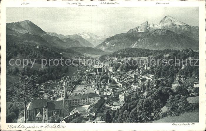 BERCHTESGADEN Bayern vom Lockstein