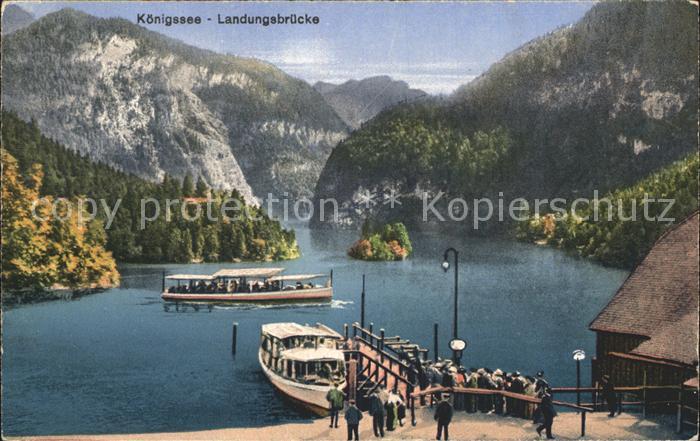 Koenigssee Landungsbruecke Faehren