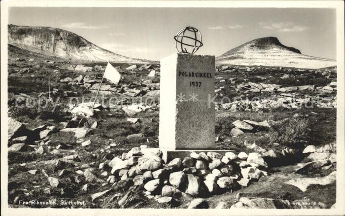 Norwegen Norge Fra Riksveien Saltfjellet