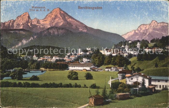 BERCHTESGADEN Bayern mit Watzmann