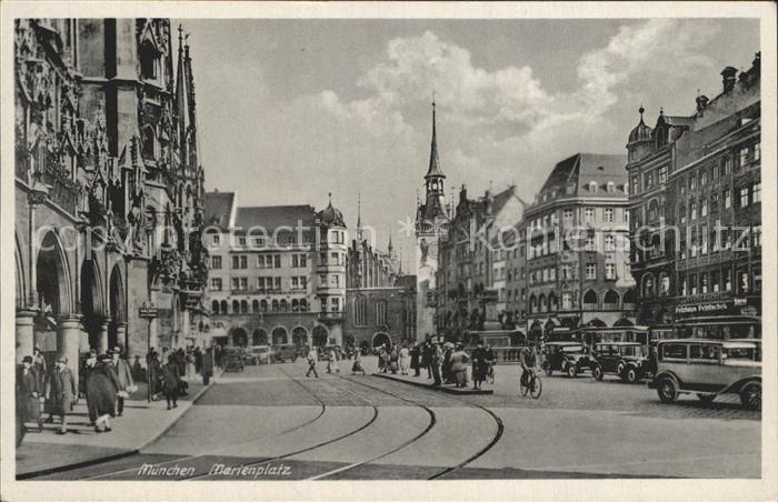 Muenchen Bayern Marienplatz