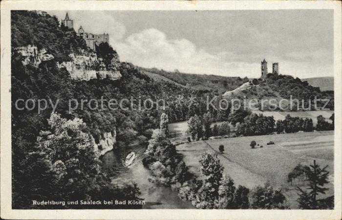 Bad Koesen mit Rudelsburg und Saaleck