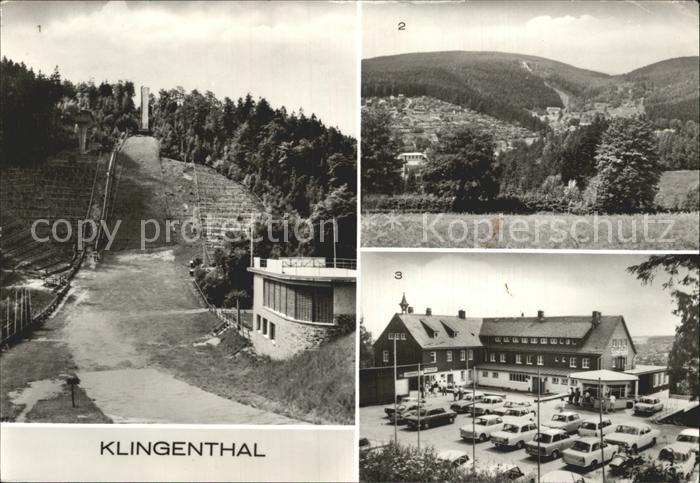 Klingenthal Vogtland Gr Aschbergschanze Panorama HO Sporthotel Waldgut