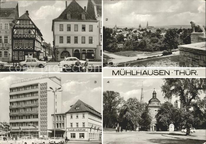 Muehlhausen Thueringen Wilhelm Pieck Platz Stadtbergblick Hotel Stadt Muehlhause