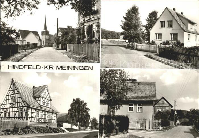 Hindfeld Strassenpartien Fachwerkhaus