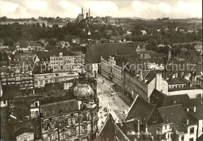 Zwickau Sachsen Blick vom Dom