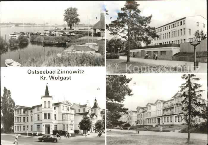 Zinnowitz Ostseebad Hafen Achterwasser Erholungsheim VEB Bitterfeld Gemeinderat