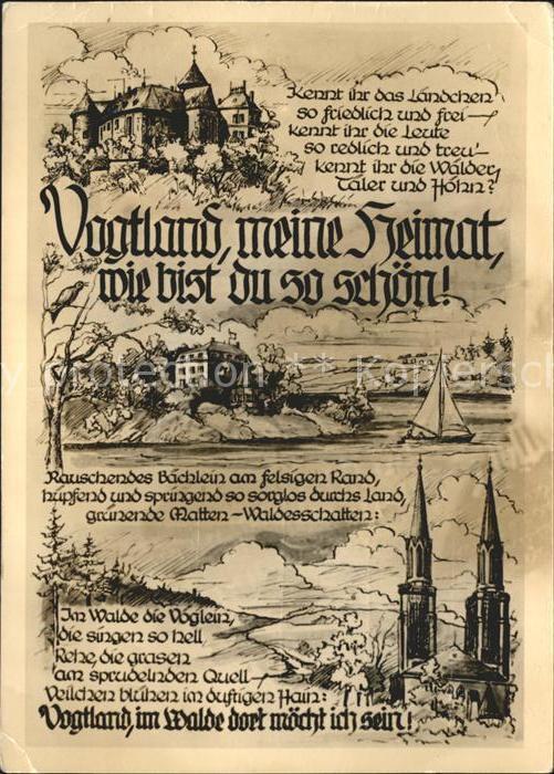 Vogtland Region Schloss und Kirche