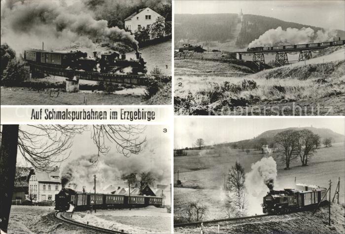 Erzgebirge Region Schmalspurbahnen in Streckewalde Oberwiesenthal Neudorf Cranza