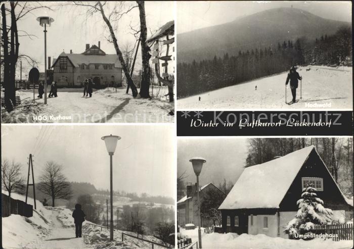 Lueckendorf HOG Kurhaus Skipiste Dorfpartie Umgebindehaus