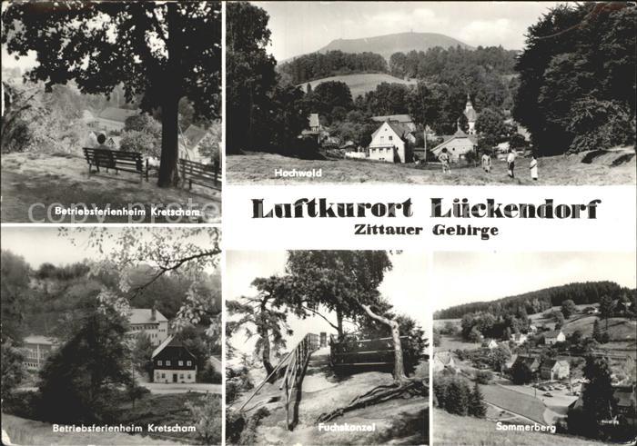 Lueckendorf Betriebsferienheim Kretscham Hochwald Fuchskanzel Sommerberg