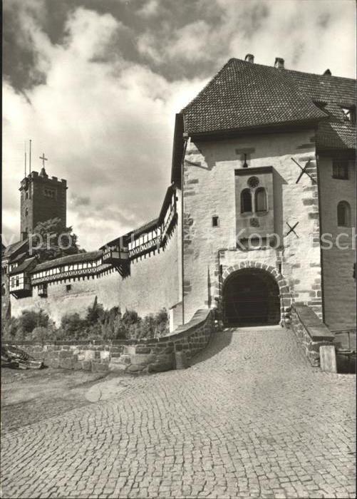 Eisenach Thueringen Die Wartburg Nordseite