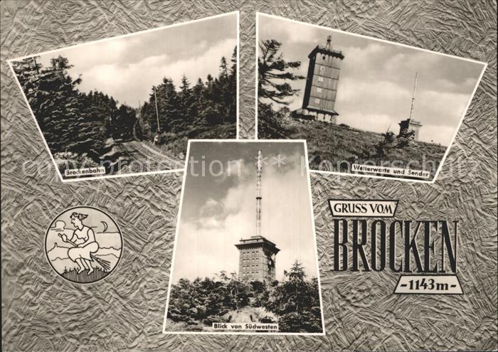 Brocken Harz Brockenbahn Wetterwarte Sender Brockenturm