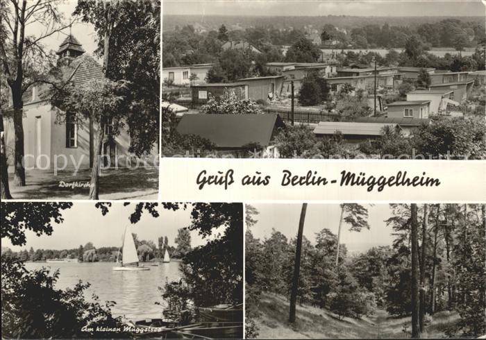 Mueggelheim Berlin Dorfkirche Bungalows Kleiner Mueggelsee