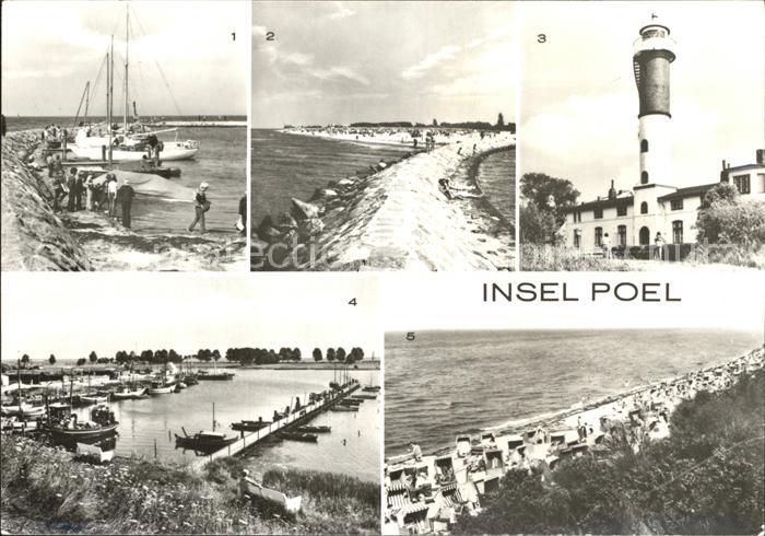 Insel Poel Mole Timmendorf Leuchtturm Hafen Kirchdorf Schwarzer Busch Strand
