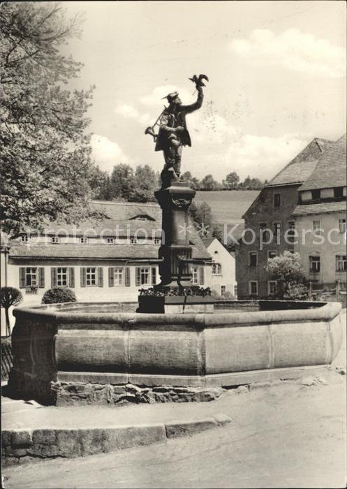 Lauenstein Erzgebirge Falknerbrunnen