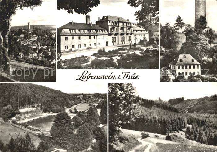 Lobenstein Thueringen Bad Orts und Teilansichten