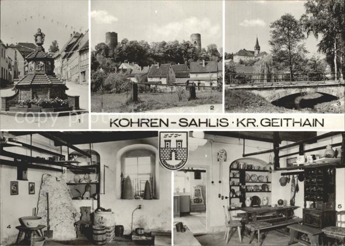 Kohren-Sahlis Toepferbrunnen Teilansicht Anlagen Toepfermuseum