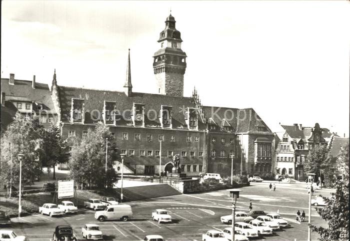 ZEITZ Sachsen-Anhalt Rathaus und Friedensplatz