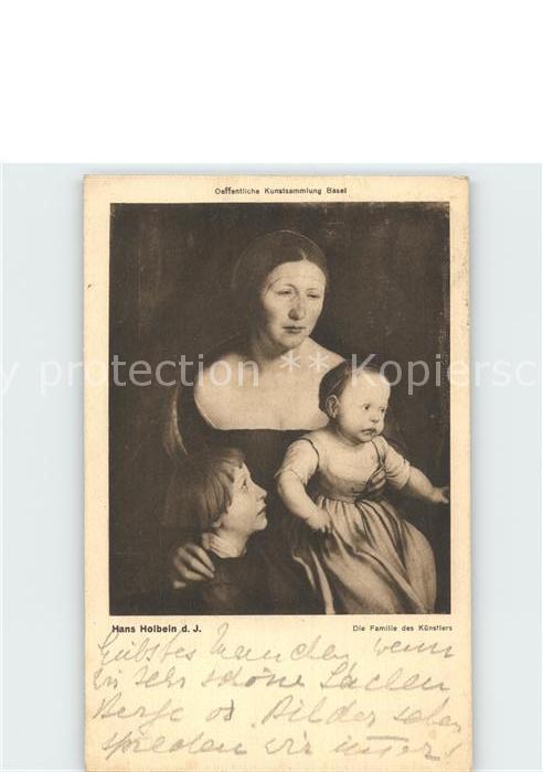 Holbein Hans Die Familie des Kuenstlers
