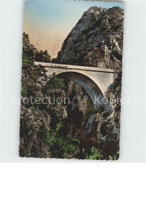 Bruecken Bridges Ponts Menton Pont Saint-Louis Frontiere Franco-Italienne