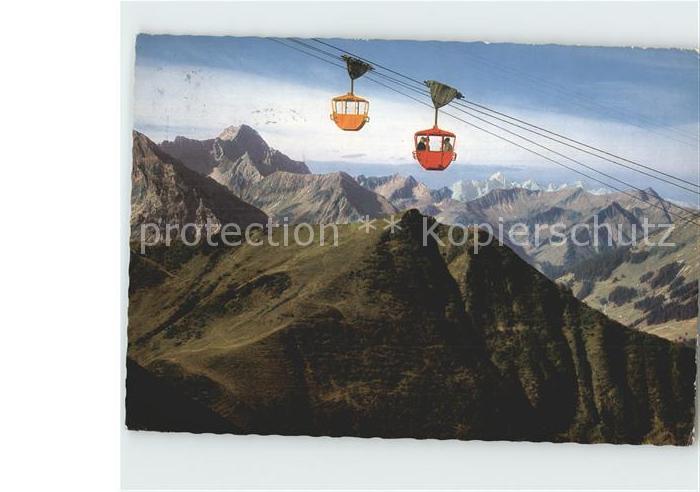 Seilbahn Kanzelwand Kleinwalsertal Widderstein Hochkuenzelspitze