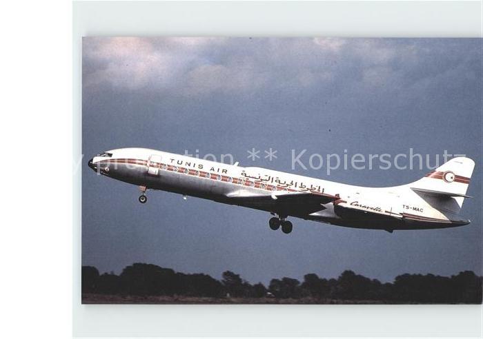 Flugzeuge Zivil Tunis Air Caravelle 3 TS-MAC