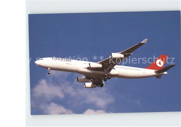 Flugzeuge Zivil Turkish Airlines Airbus A340 TC-JDJ