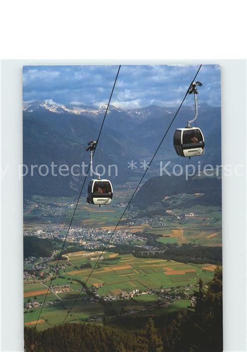 Seilbahn Dolomiti-Val Pusteria-Plan de Corones Brunico Alpi Aurine
