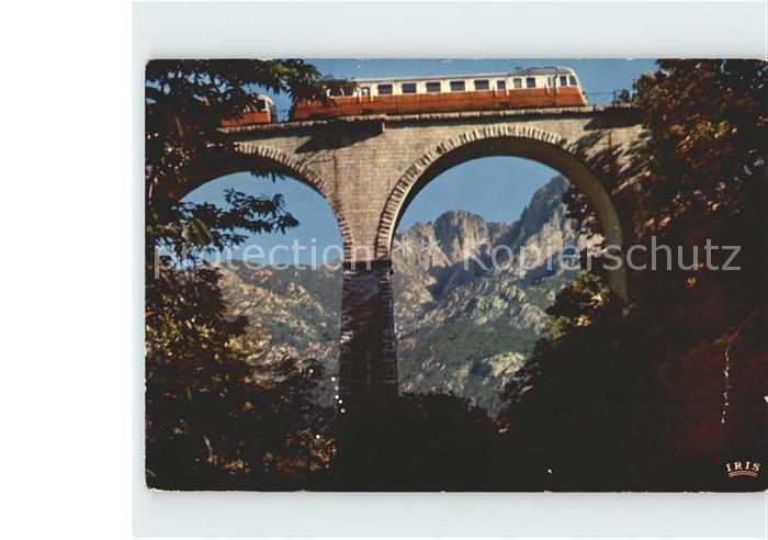 Eisenbahn Viadukt Bocognano