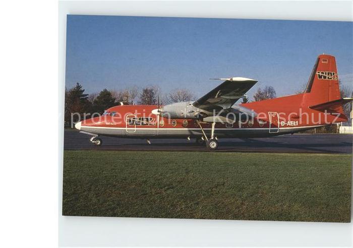 Flugzeuge Zivil WDL Fokker F-27 D-AELI