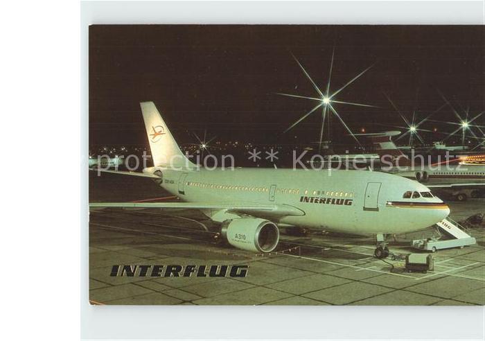 Flugzeuge Zivil Interflug A 310/208
