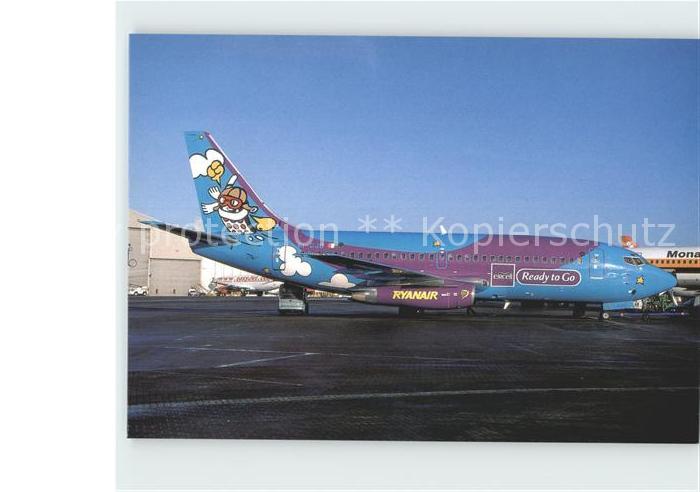 Flugzeuge Zivil Ryanair Eircell/Ready to go c/s Boeing B-737-200 EI-CJD