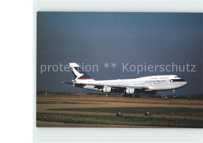 Flugzeuge Zivil Cathay Pacific Boeing 747-400