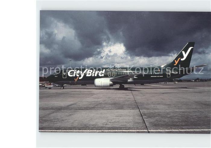 Flugzeuge Zivil City Bird Boeing 737-43Q OO-CTG cn 28491