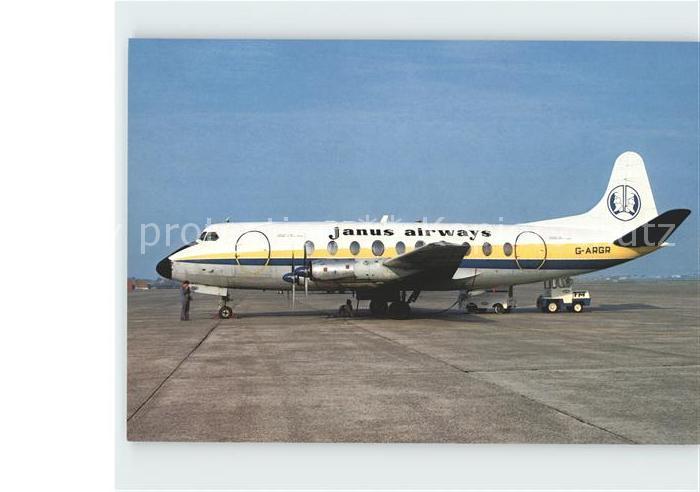 Flugzeuge Zivil Janus Airways Vickers Viscount 708 G-AR